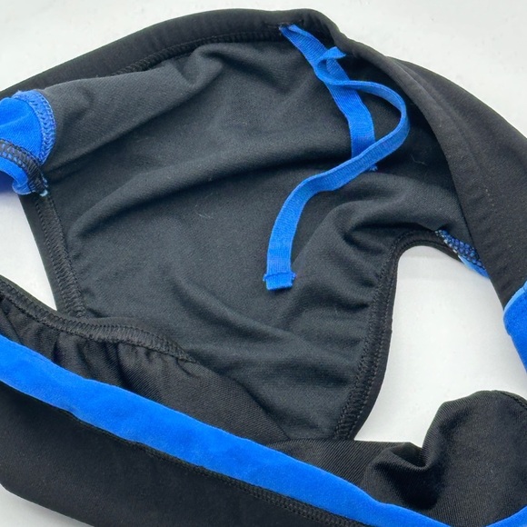 Speedo Men's Swimsuit Brief Launch Endurance+ Colors Black/Blue Med - Picture 7 of 7